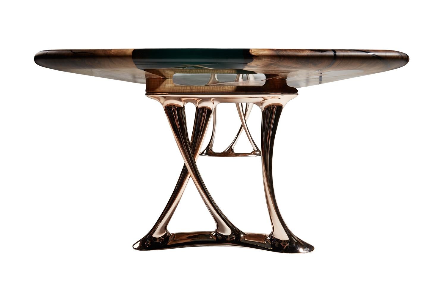 American Osso 270 Limited Edition Epoxy Resin Dining Table For Sale