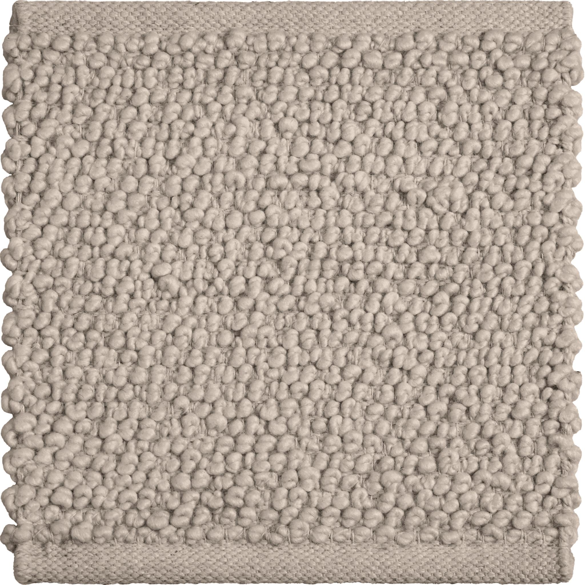 Ossum 6x9ft argento NZ lana boucle design tappeto di lusso tessuto a mano In condizioni Nuovo in vendita a New York, NY