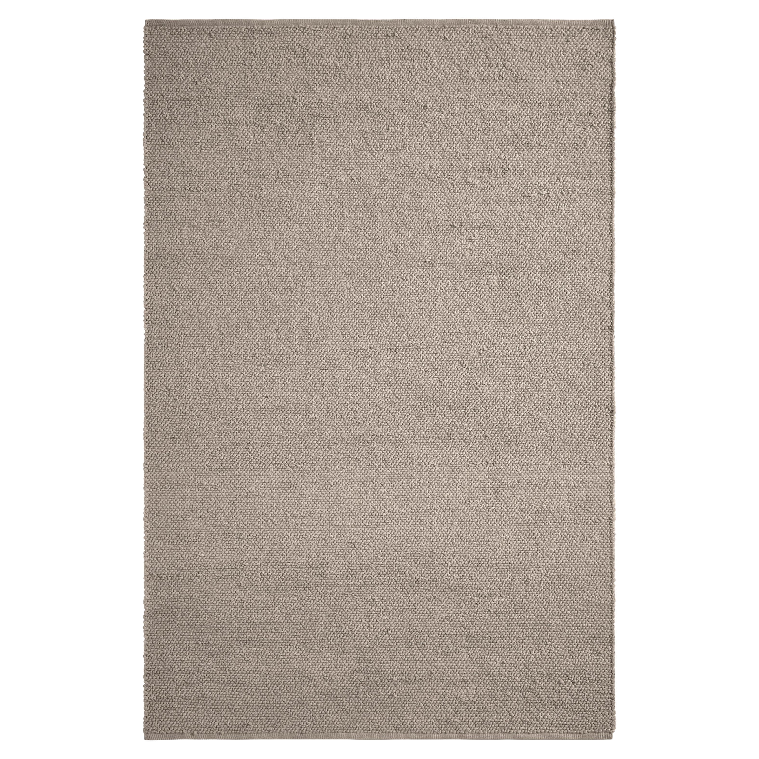 Ossum 8x10ft Silber NZ Wolle Boucle Design Luxus handgewebten Teppich