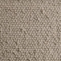 Ossum, Silver, Handwoven Face100% New Zealand Wool, 8' x 10'