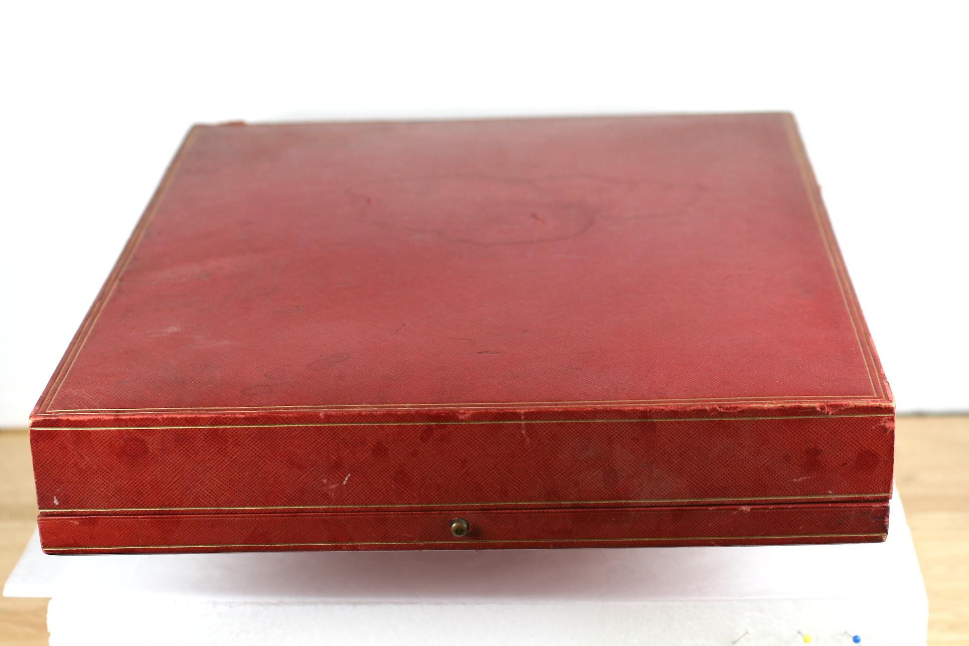 Ostertag, Paris Red Leather Frame Box 2