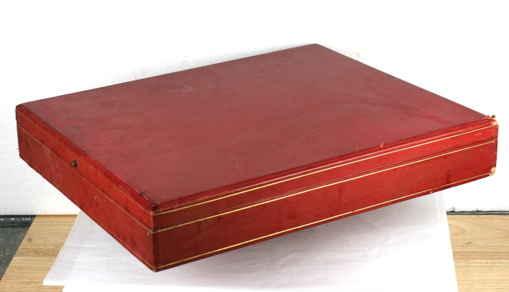 Ostertag, Paris Red Leather Frame Box 1