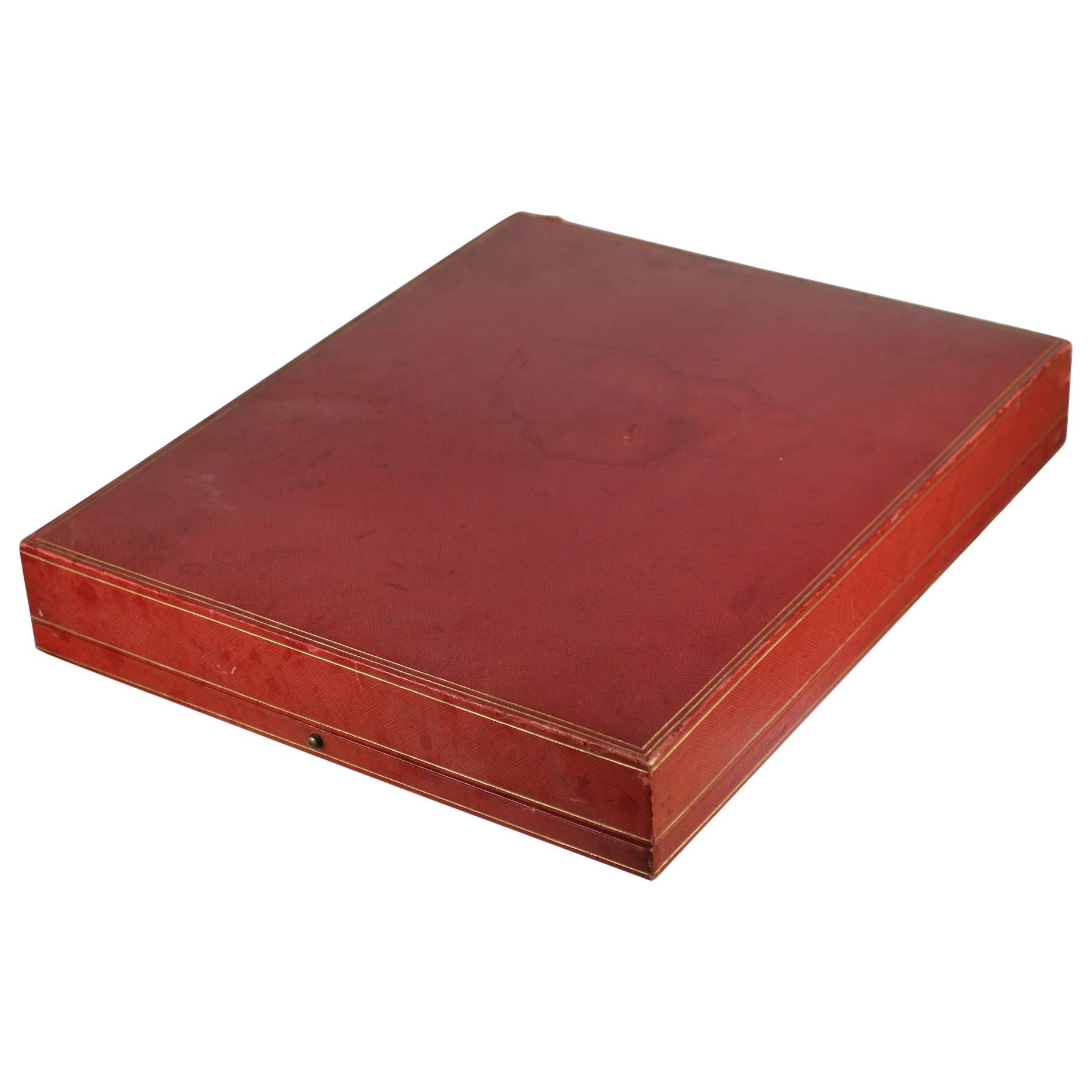 Ostertag, Paris Red Leather Frame Box