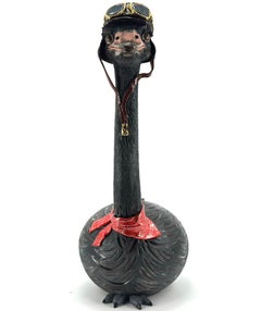 Straußene Aviator, Tafelaufsatz, vollständig handgefertigt ohne Form, 2024