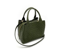 Giòsa Milano Ostrich bag size Unique