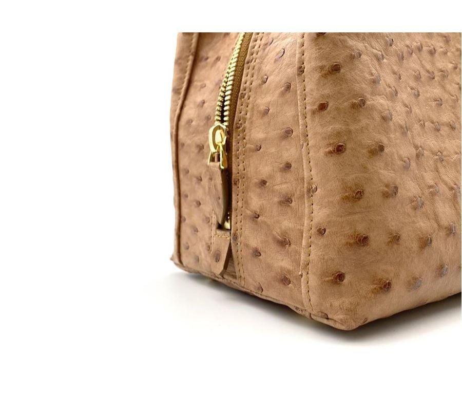 Women's Giòsa Milano Ostrich bag size Unique