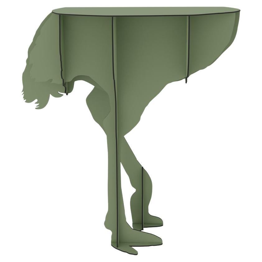Ostrich Console - Green DIVA For Sale