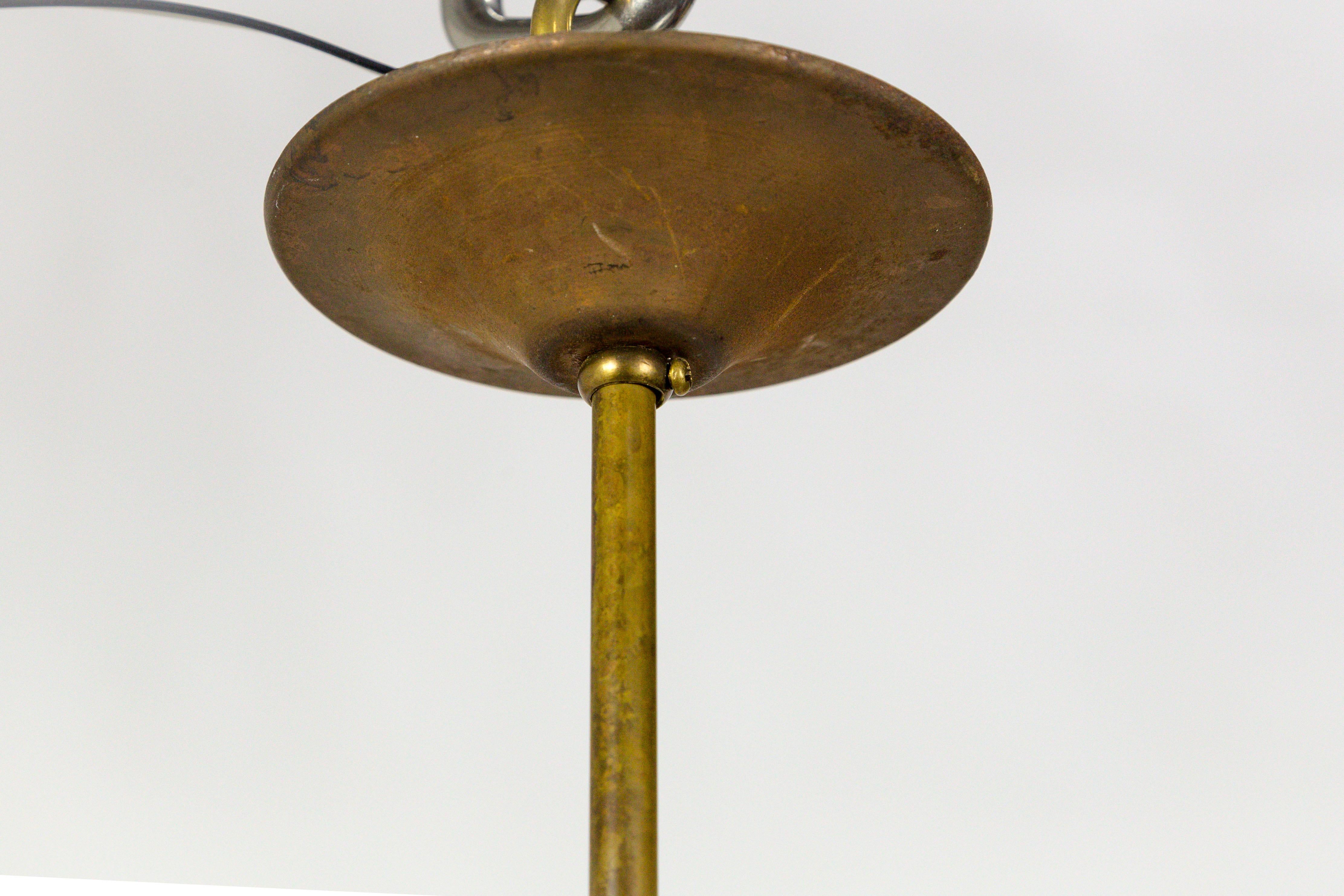 Ostrich Egg and Antique Metal Pendant In Excellent Condition In San Francisco, CA