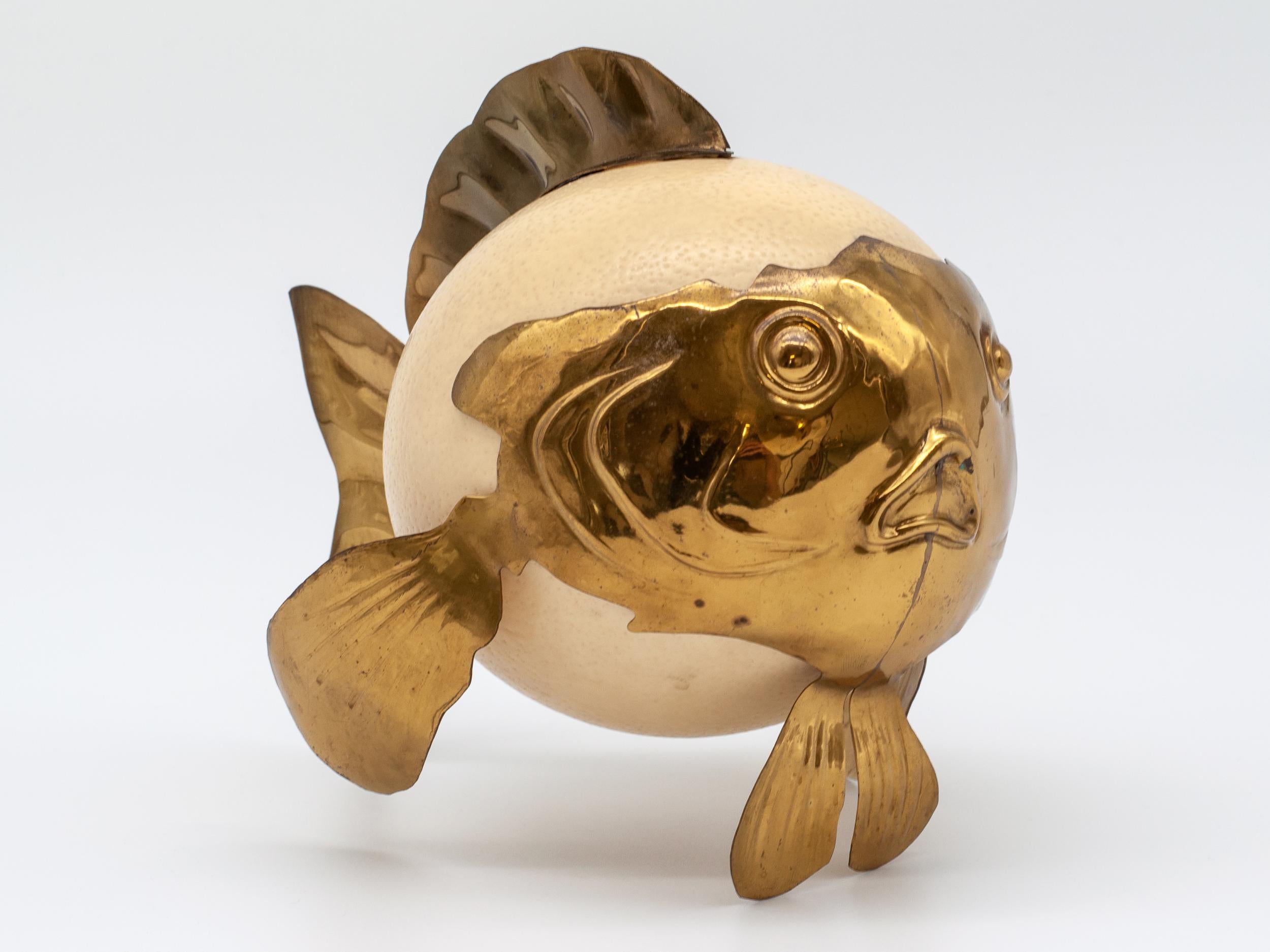 Straußeneier-Eier-Blowfish (19. Jahrhundert) im Angebot