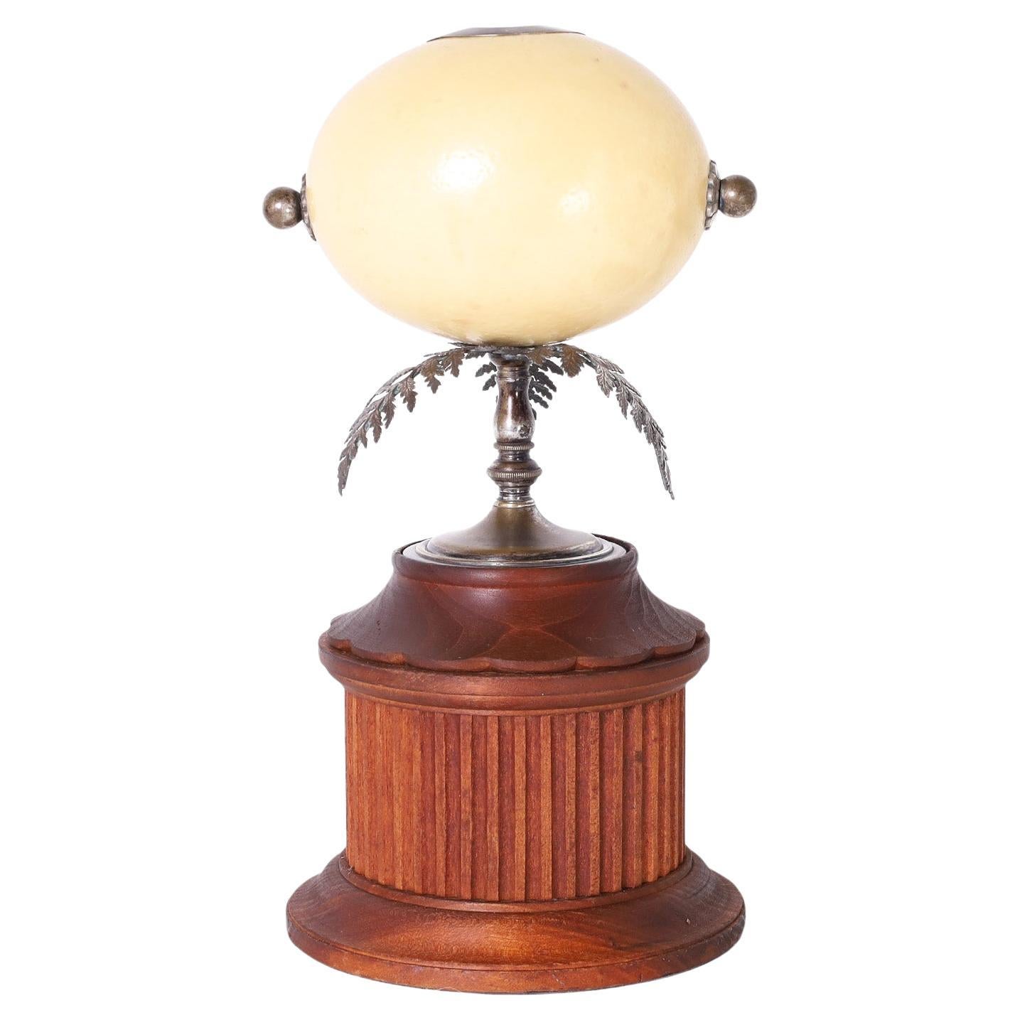 Ostrich Egg Candlestick For Sale