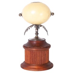 Used Ostrich Egg Candlestick