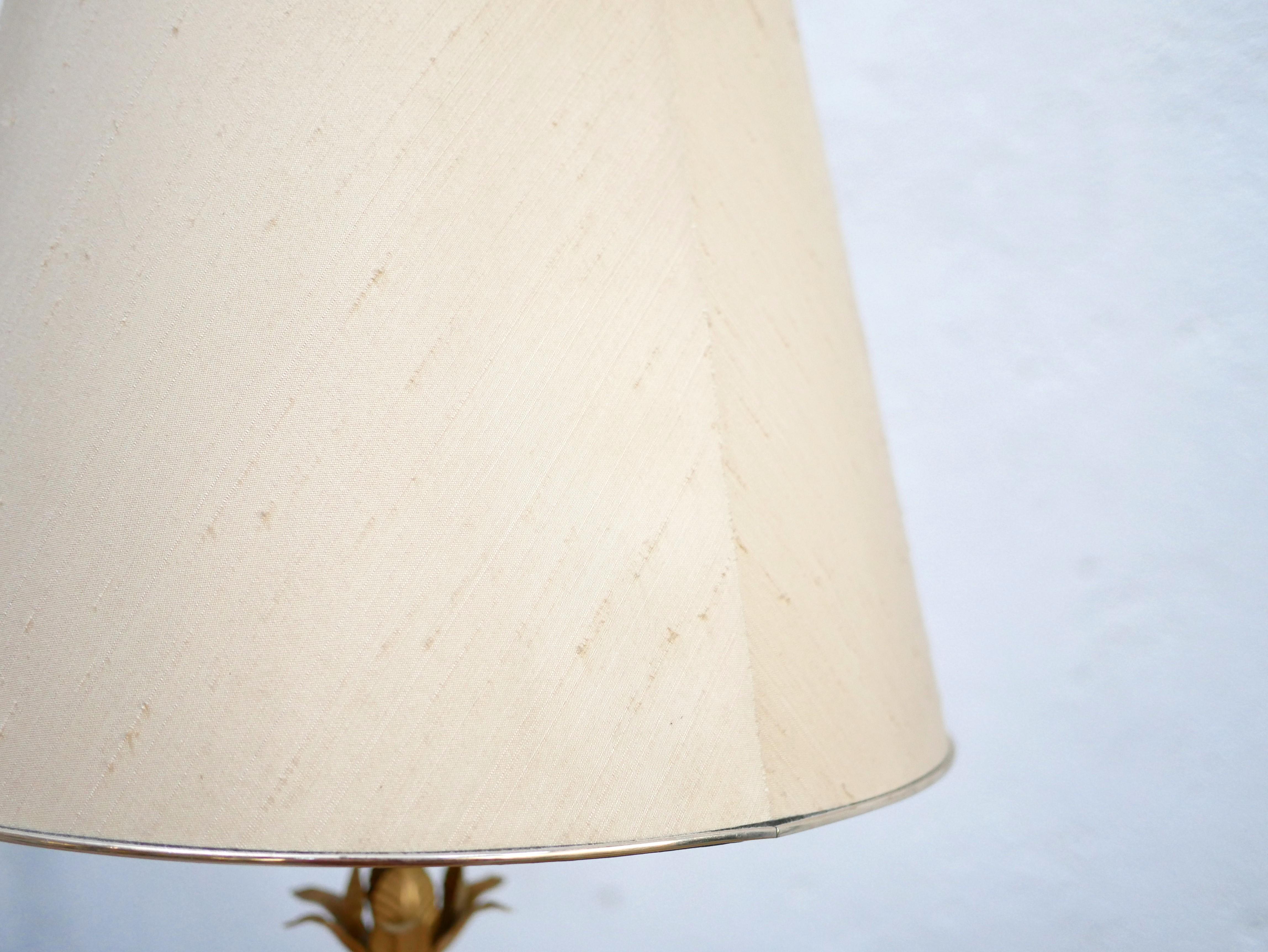 Straußeneier-Lampe aus Travertin im Vintage-Stil (20. Jahrhundert) im Angebot