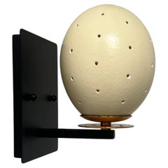 Ostrich Egg "Pigalle" Sconces by Bourgeois Boheme Atelier