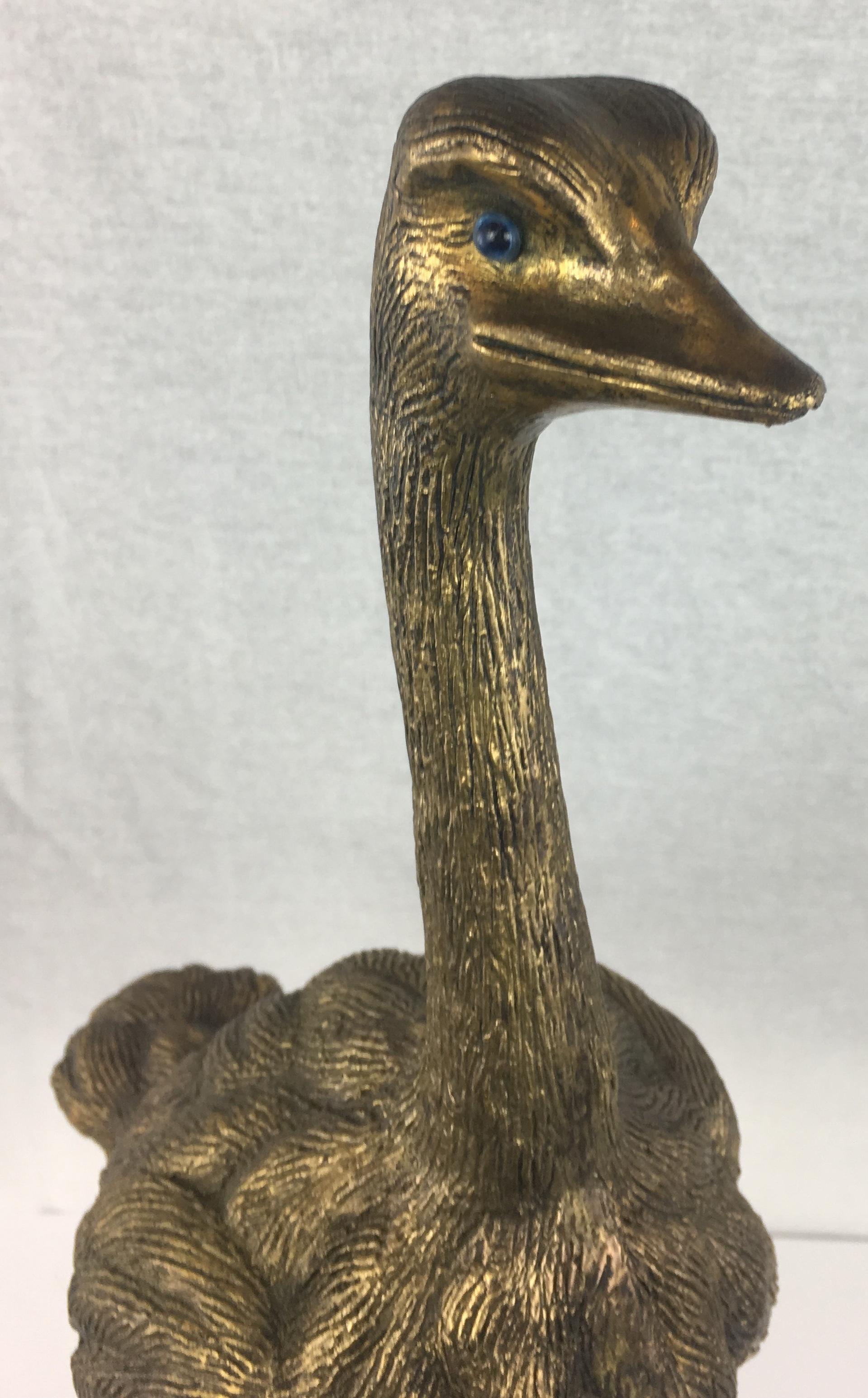 Unique Midcentury Ostrich Sculpture by Anthony Redmile and Gabriella Binazzi 1