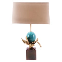 Ostrich Egg Table Lamp by Maison Charles