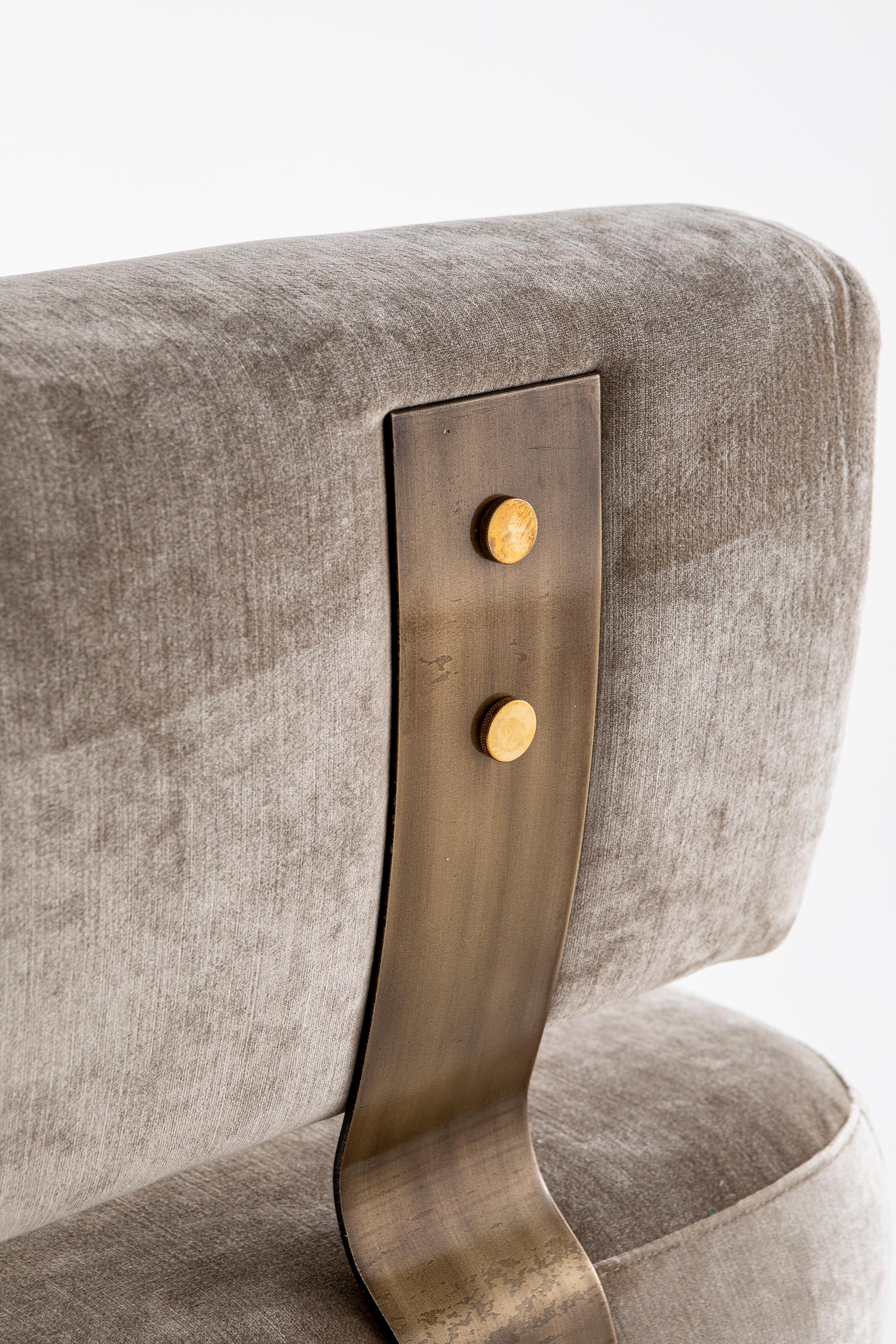 Contemporary Ostrich Fluff Lounge Chair by Egg Designs For Sale