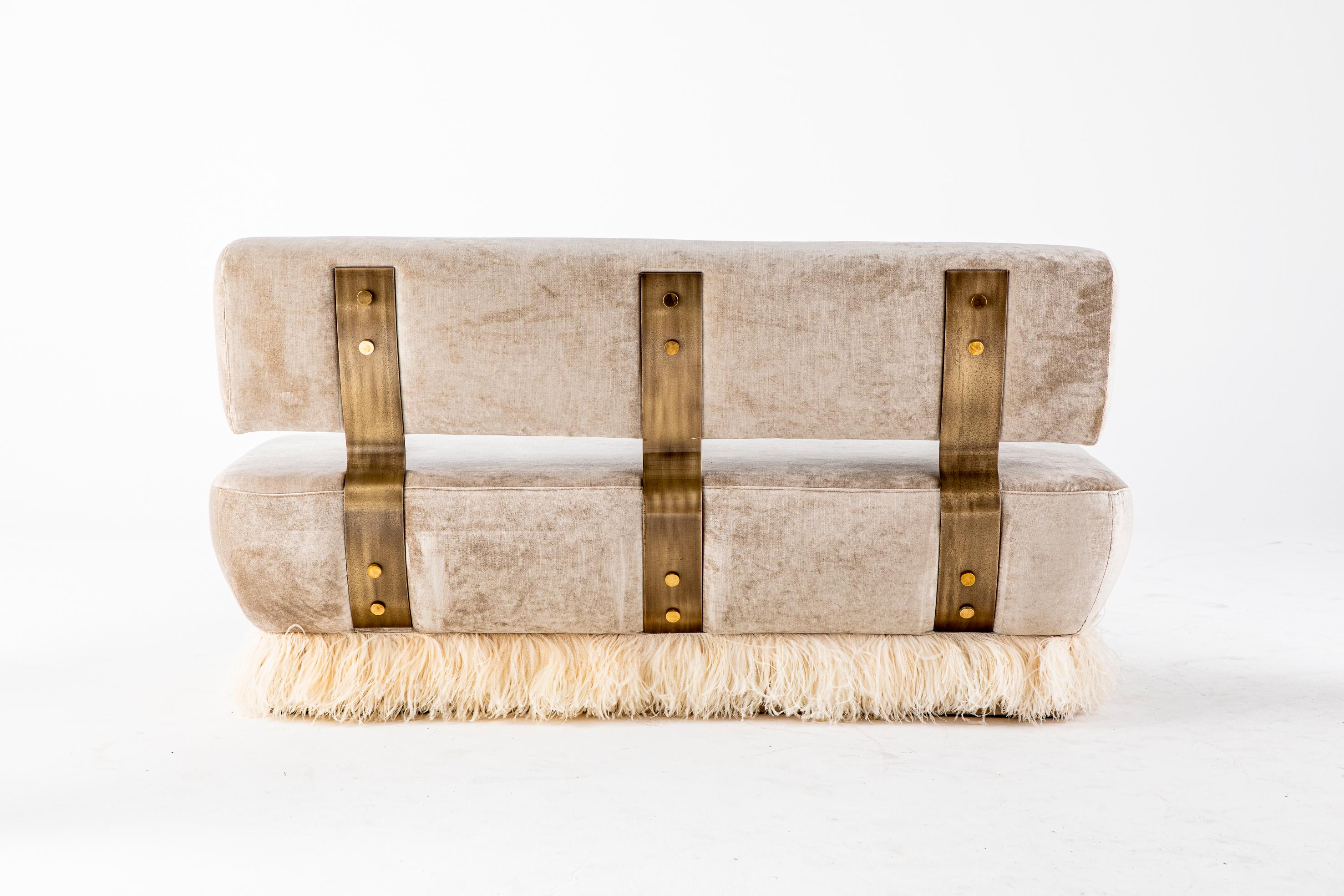 Ostrich Fluff Sofa by Egg Designs For Sale 2