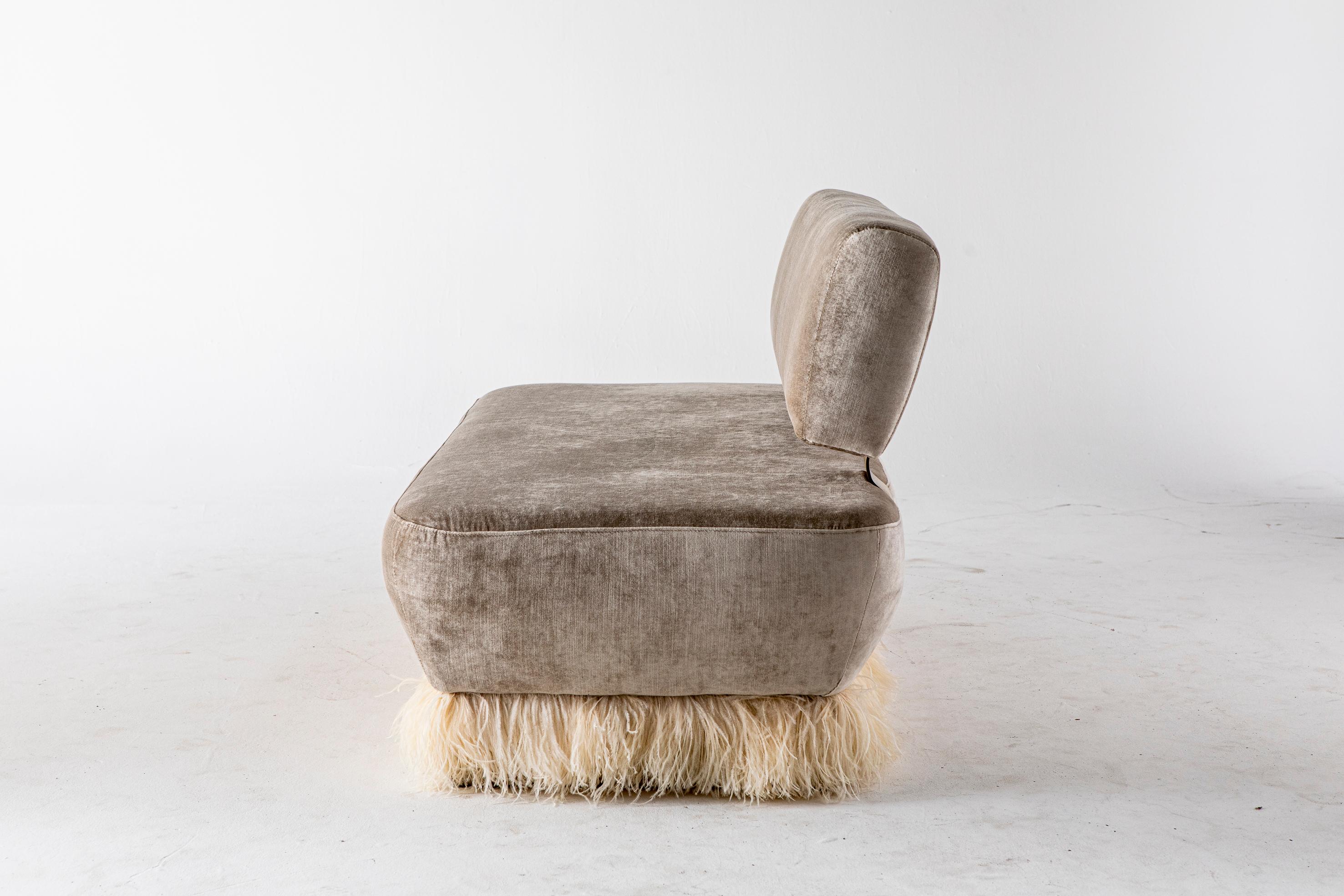 Ostrich Fluff Sofa by Egg Designs For Sale 1