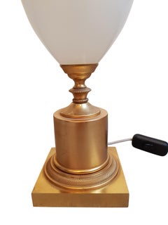 Ostrich Opaline Glass Table Lamp, Boulanger