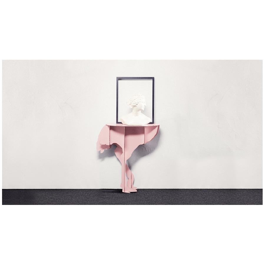Straußene, rosa Wandkonsole, hergestellt in Frankreich (Moderne) im Angebot