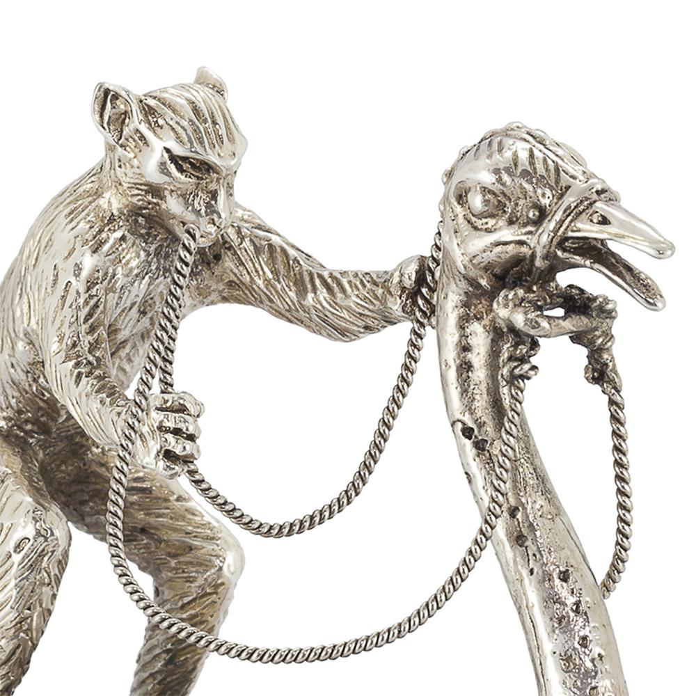 Ostrich Run Sculpture In New Condition In Paris, FR