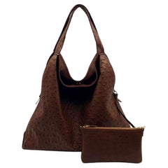 Giòsa Milano Ostrich shoulder bag size Unique