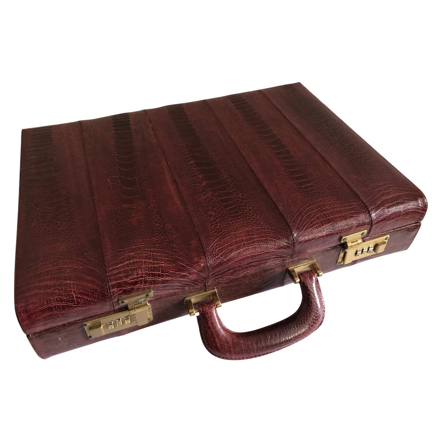 Ostrich briefcase cheap
