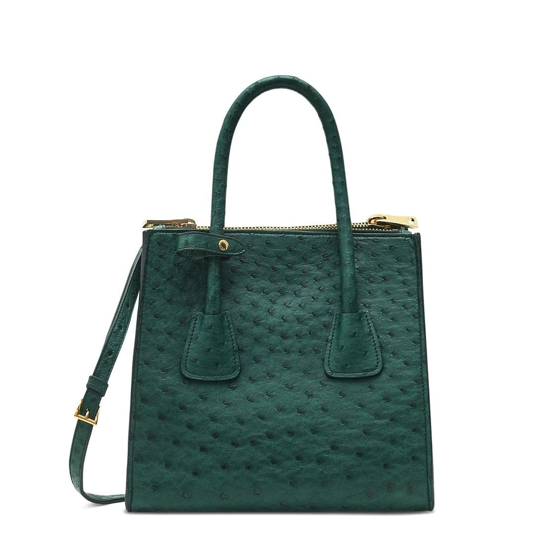 Prada Twin Pocket Tote Smaragd (Schwarz) im Angebot