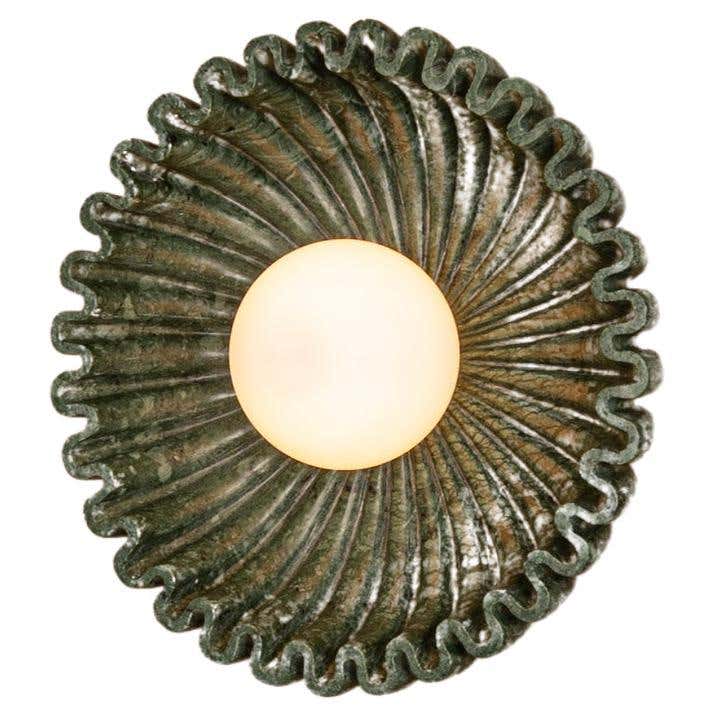 Ostro Green Marble Wall Sconce by Simone and Marcel For Sale at 1stDibs ...