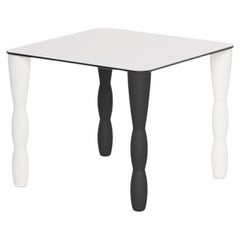 Osvaldo Black And White Table by Giò Colonna Romano