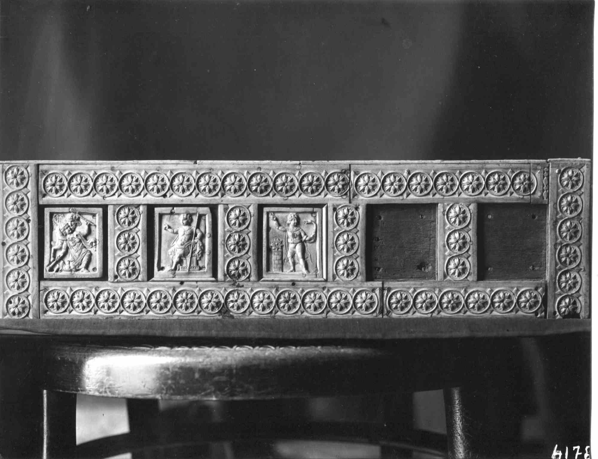 Osvaldo Böhm Figurative Photograph - Byzantine Relief in Venice - Vintage Photo by Osvaldo Bohm - Early 20th Century