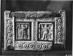 Byzantine Relief- Vintage Photo Detail by Osvaldo Bohm - Early 20th Century