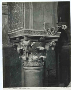 Vintage Photo Detail of St Mark's Cathedral by Osvaldo Bohm - Early 20th Century