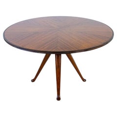 Osvaldo Borsani splendide table des années 1940 avec extensions