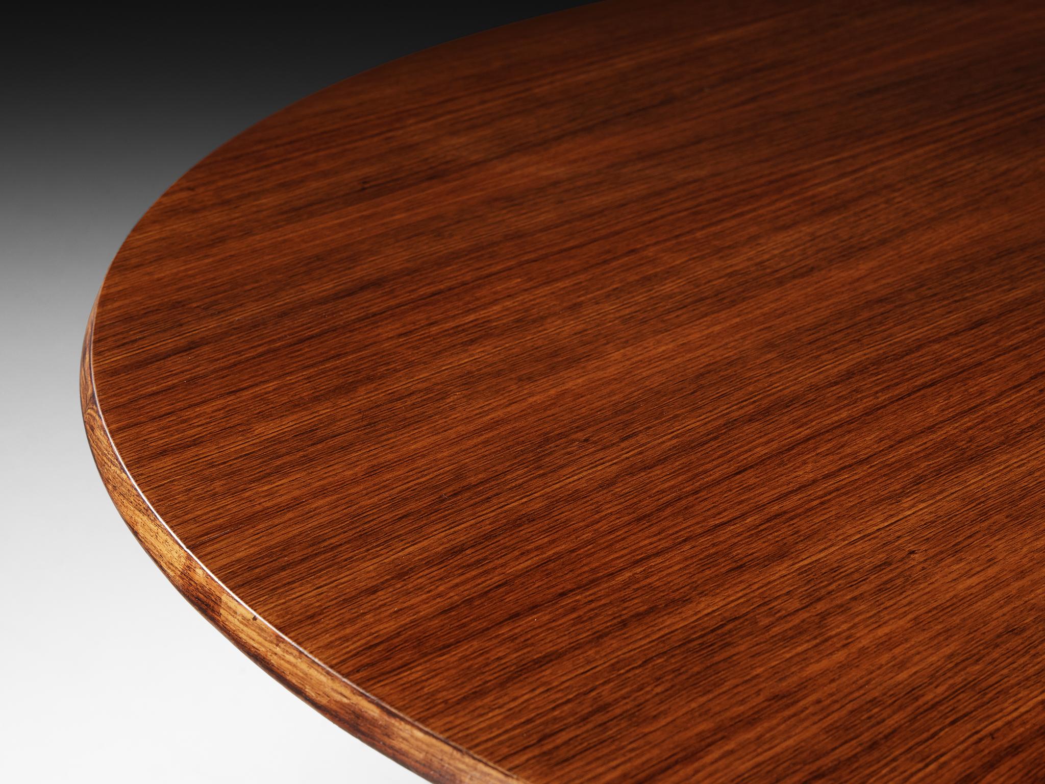 Mid-20th Century Osvaldo Borsani and Eugenio Gerli for Tecno Round 'T69' Dining Table For Sale