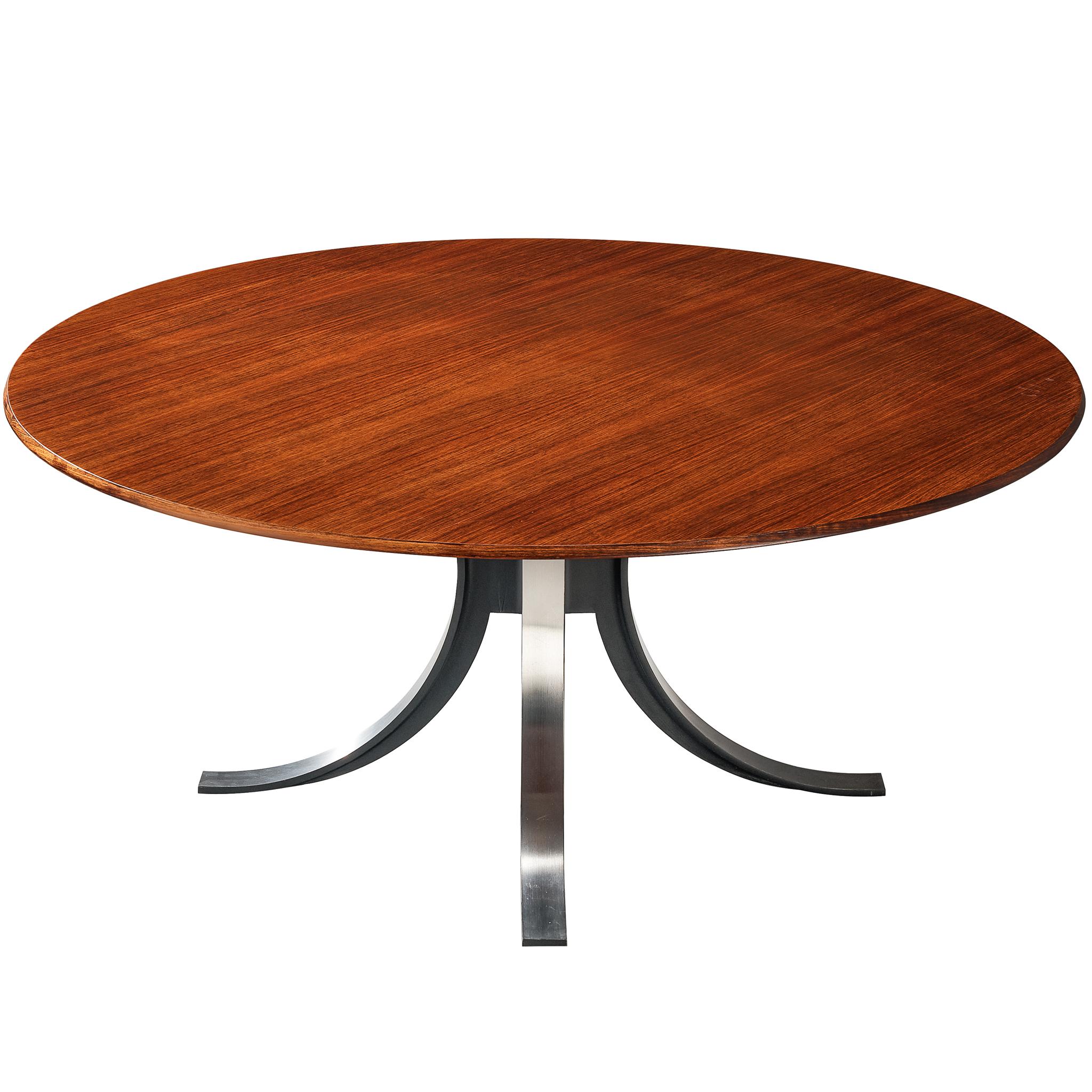 Osvaldo Borsani and Eugenio Gerli for Tecno Round 'T69' Dining Table For Sale