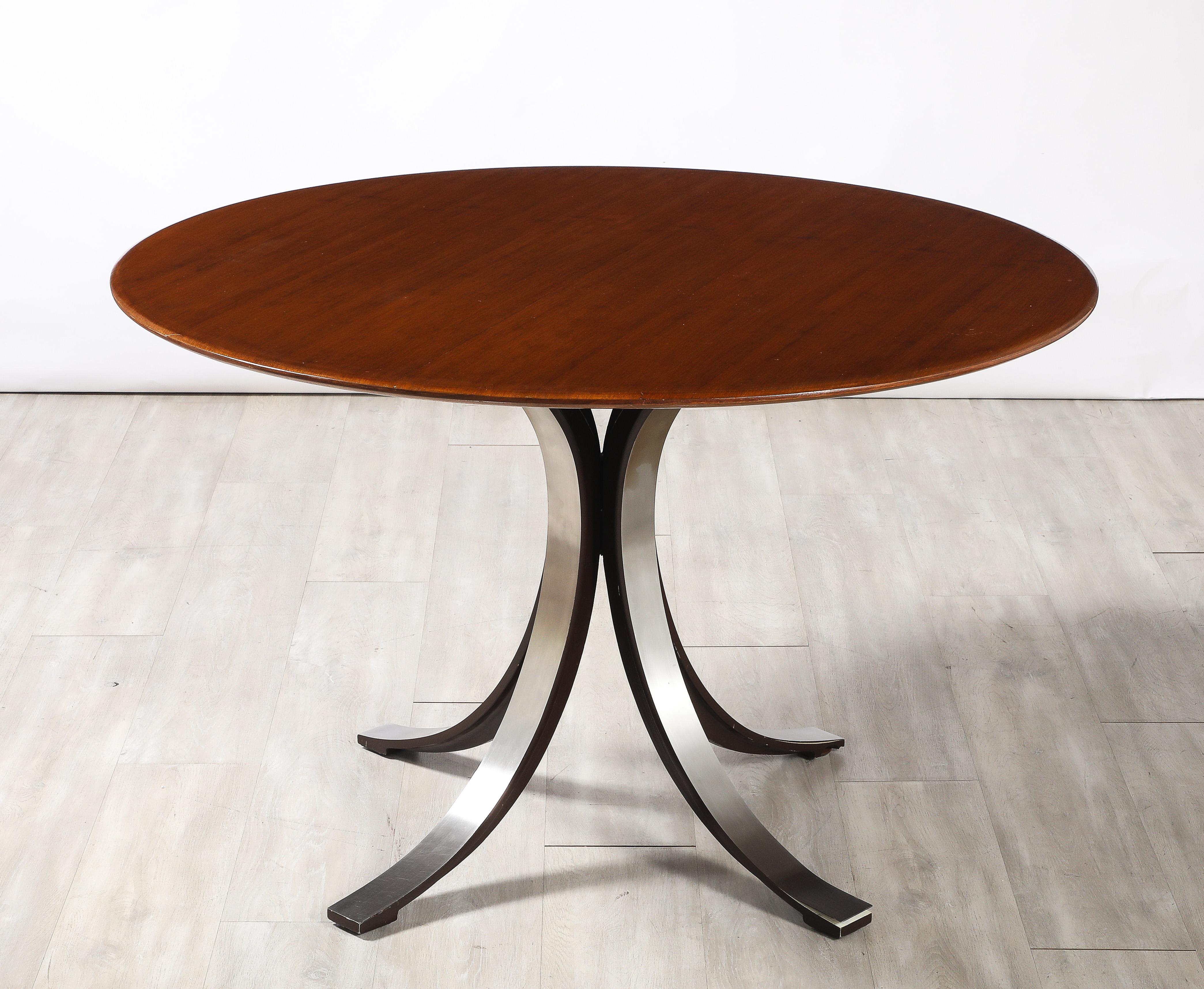 Mid-Century Modern Osvaldo Borsani and Eugenio Gerli 'T69' Table for Tecno, Italy, circa 1963 For Sale