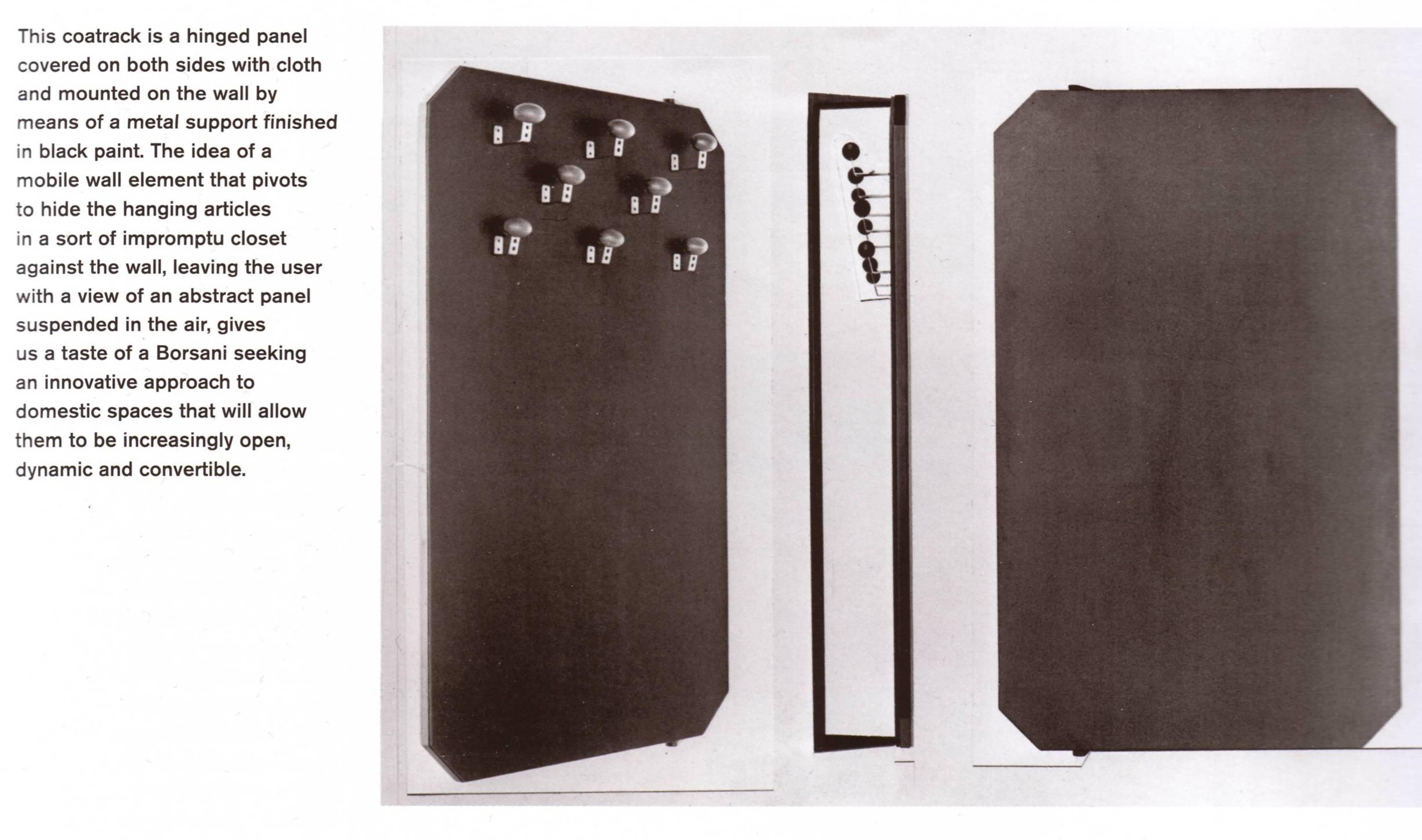 Italian Osvaldo Borsani 'AT15', Revolving Coat Rack, for Tecno, 1961 Completely Original For Sale