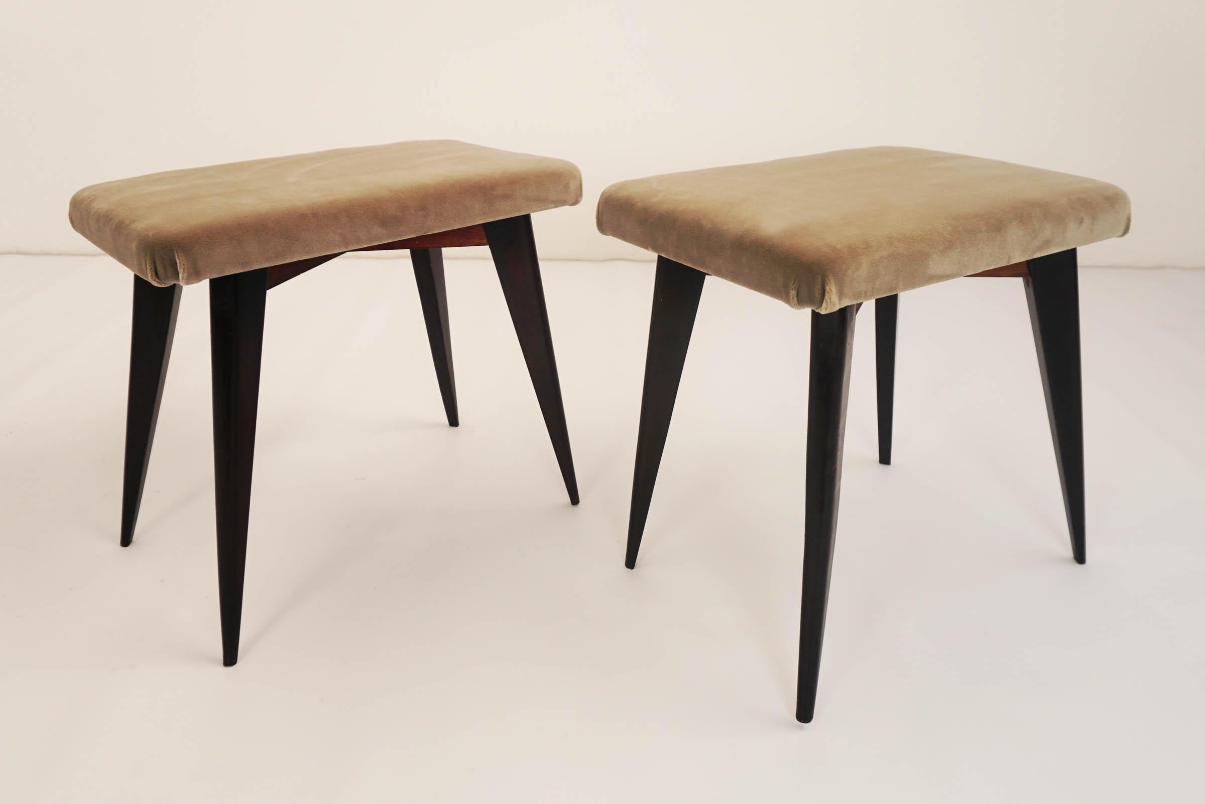 Beautiful pair of stools with 