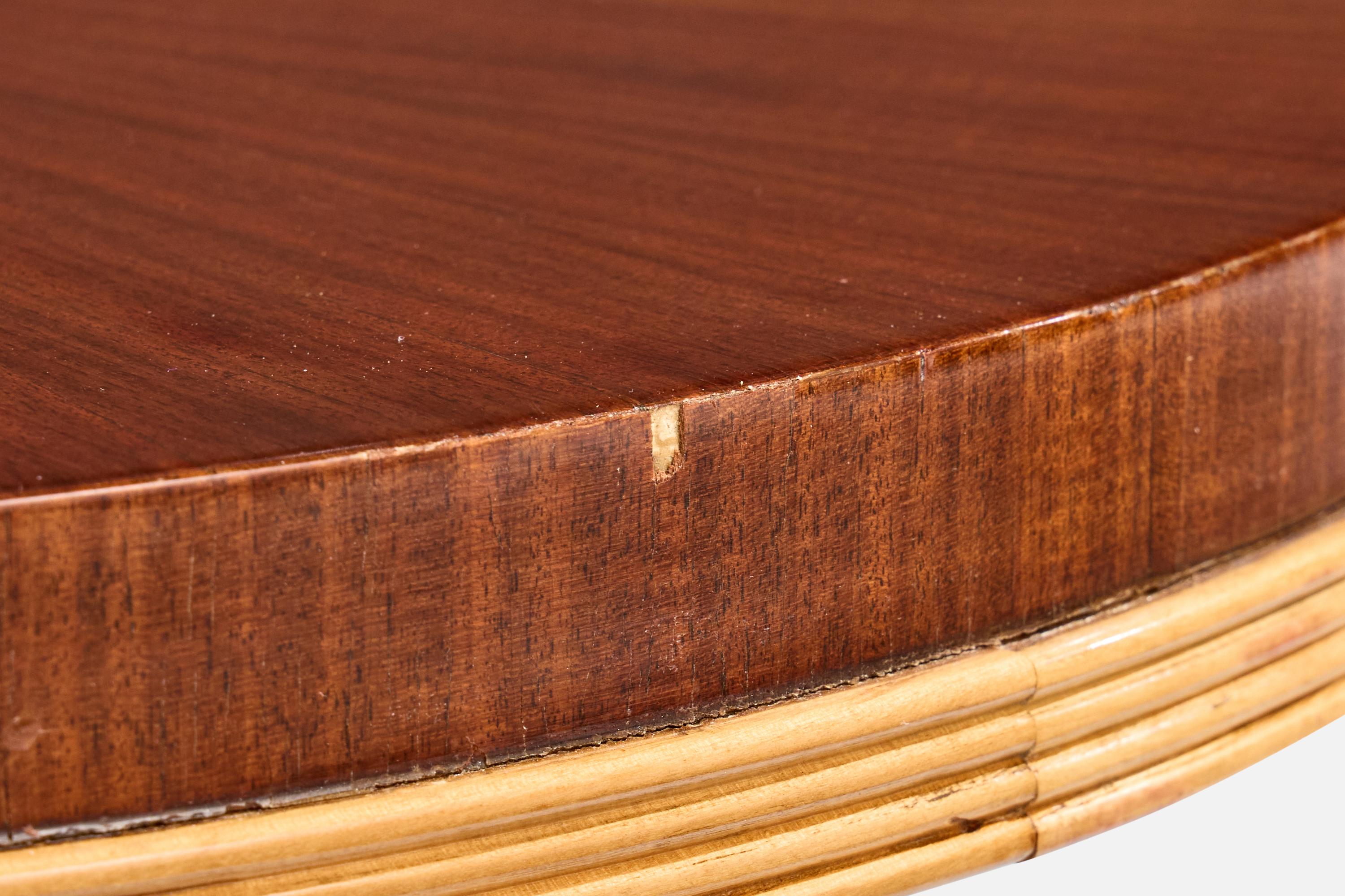 Osvaldo Borsani Attribution, Coffee Table, Mahogany, Ash, Fruitwood, Italy, 1950 For Sale 5