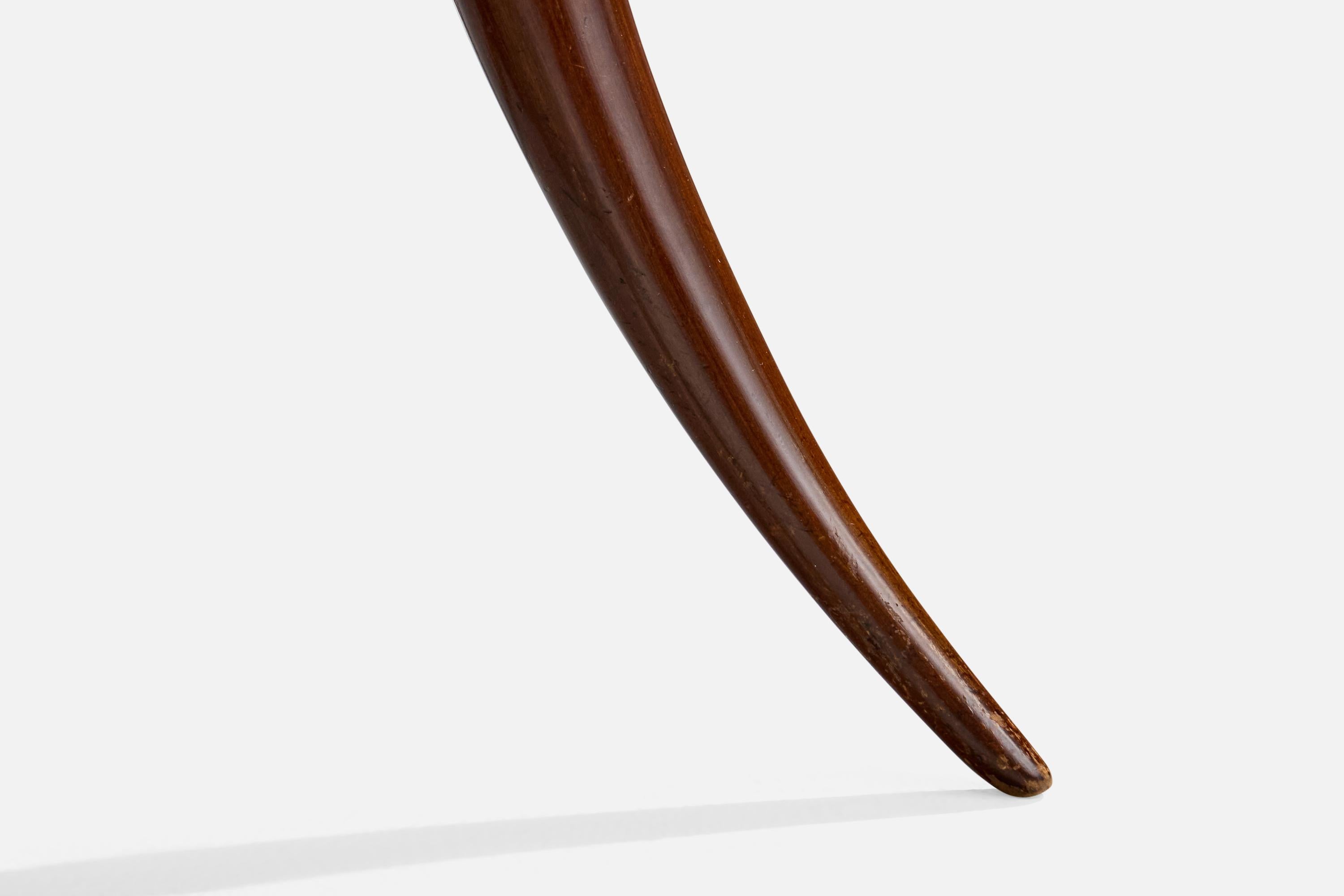 Osvaldo Borsani Attribution, Coffee Table, Mahogany, Ash, Fruitwood, Italy, 1950 For Sale 1