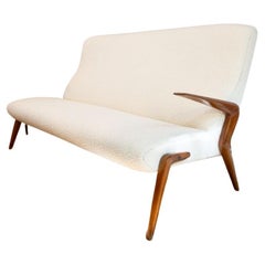 Vintage Osvaldo Borsani Boucle Sofa