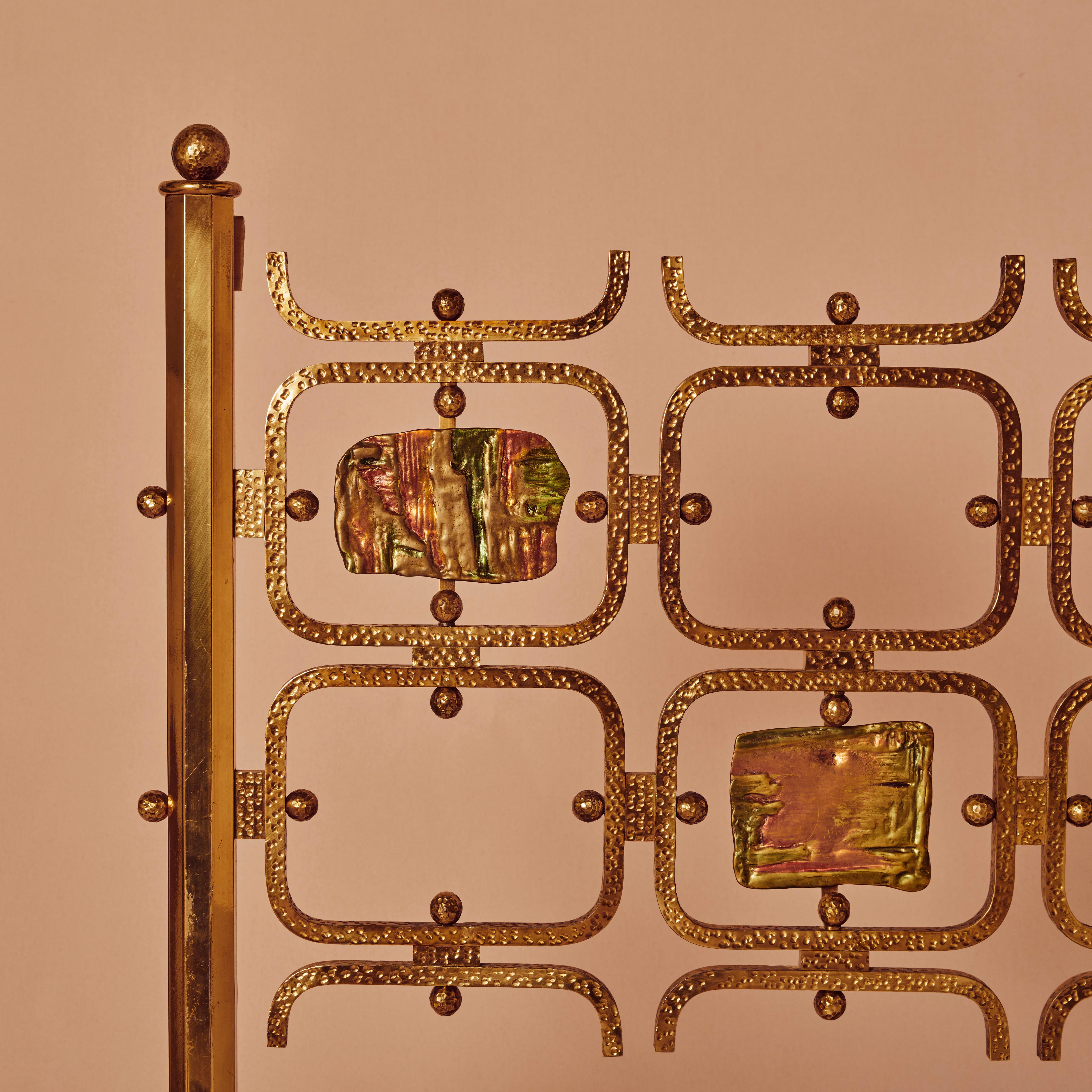 Osvaldo Borsani Brass Bed For Sale 2