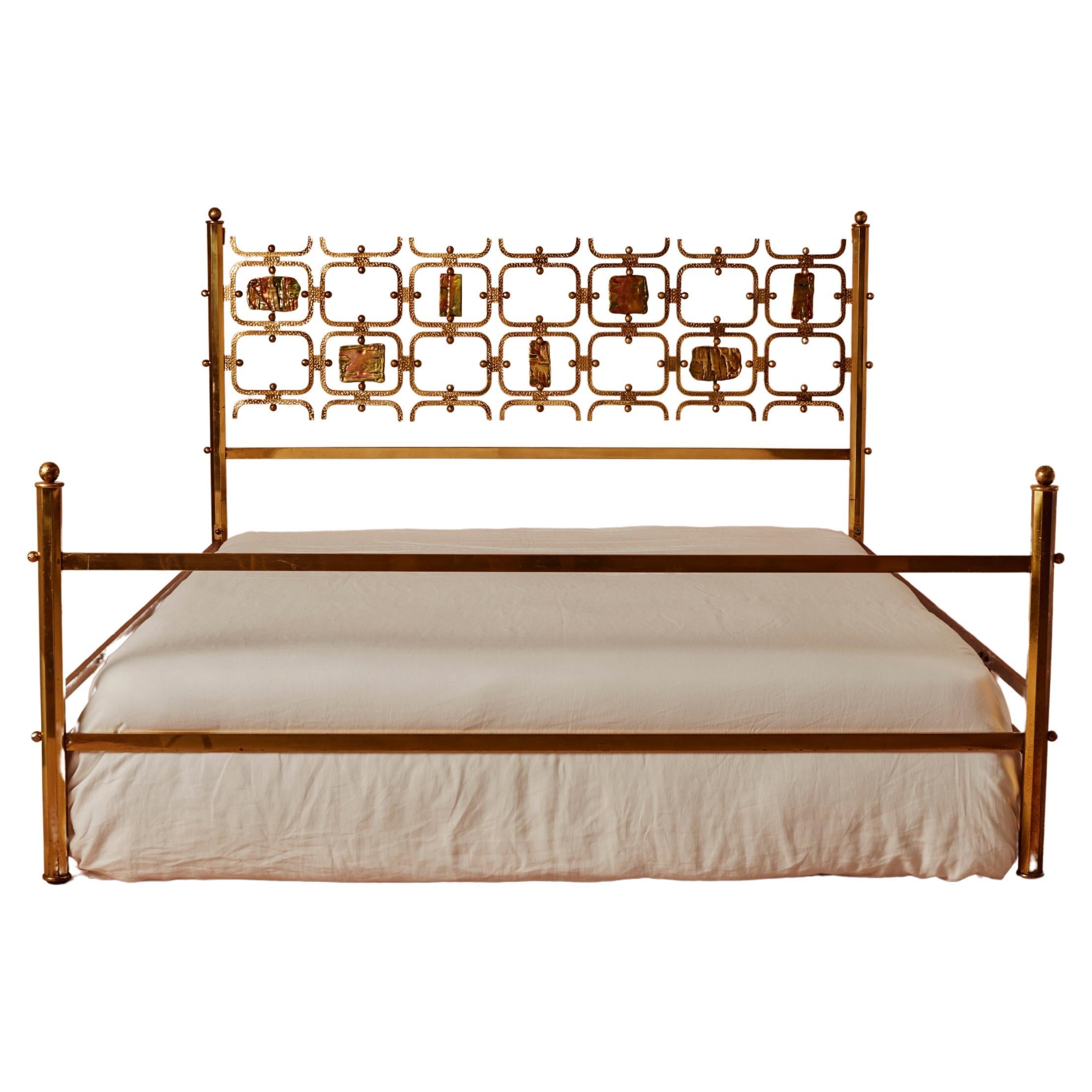 Letto in ottone Osvaldo Borsani