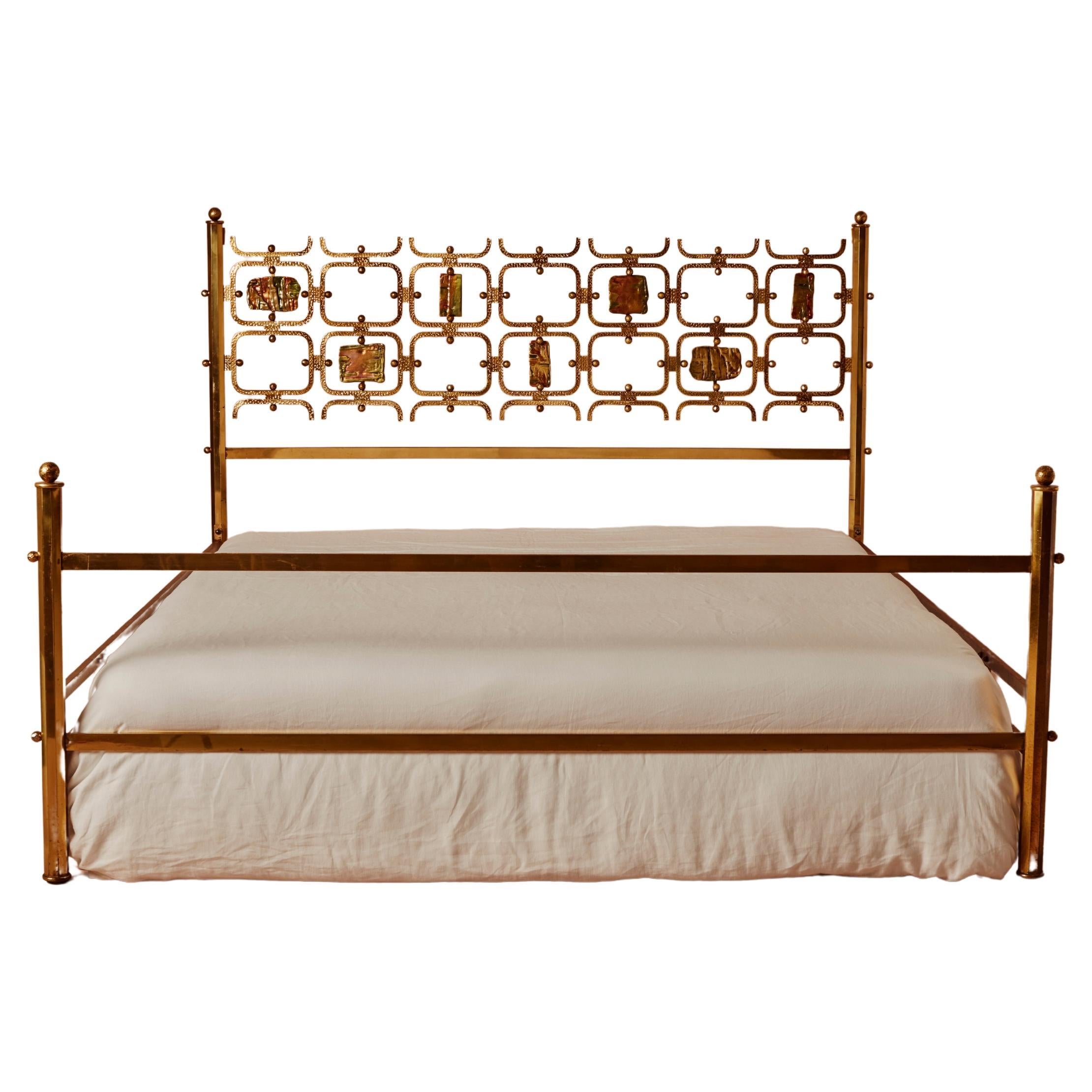 Osvaldo Borsani Brass Bed