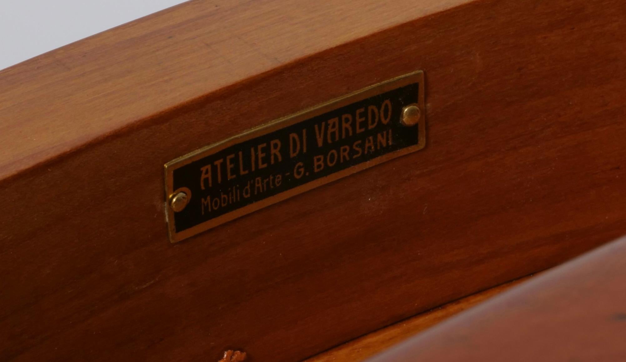 Tavolo da gioco Osvaldo Borsani con piano in vetro o feltro Italia c1950 1