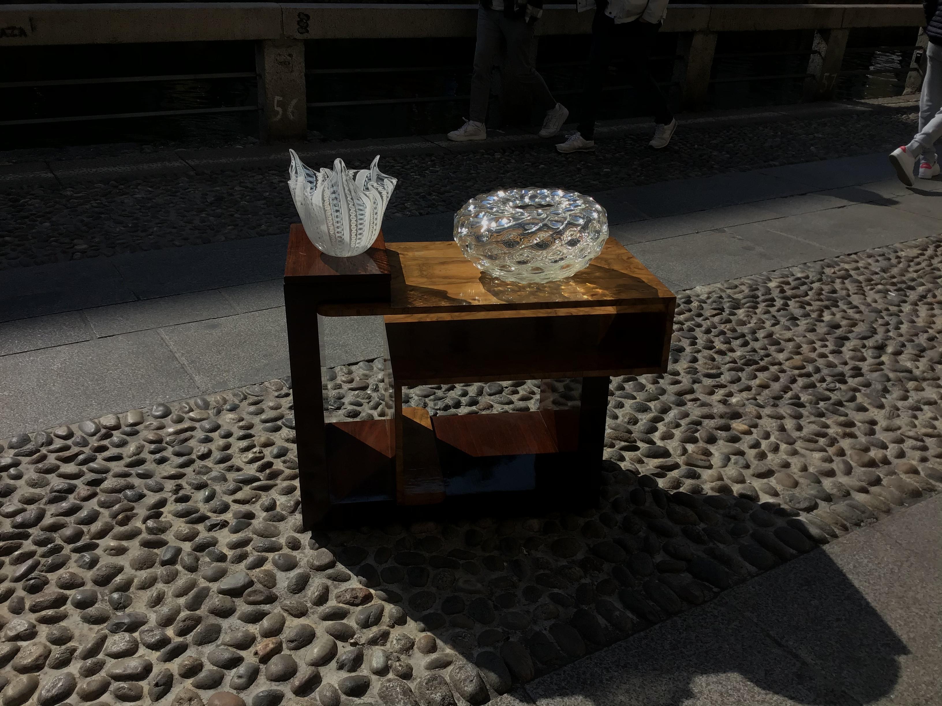 Osvaldo Borsani  Coffe Table/Etagere/secretaire Wood Brass 1940 Italy in vendita 2