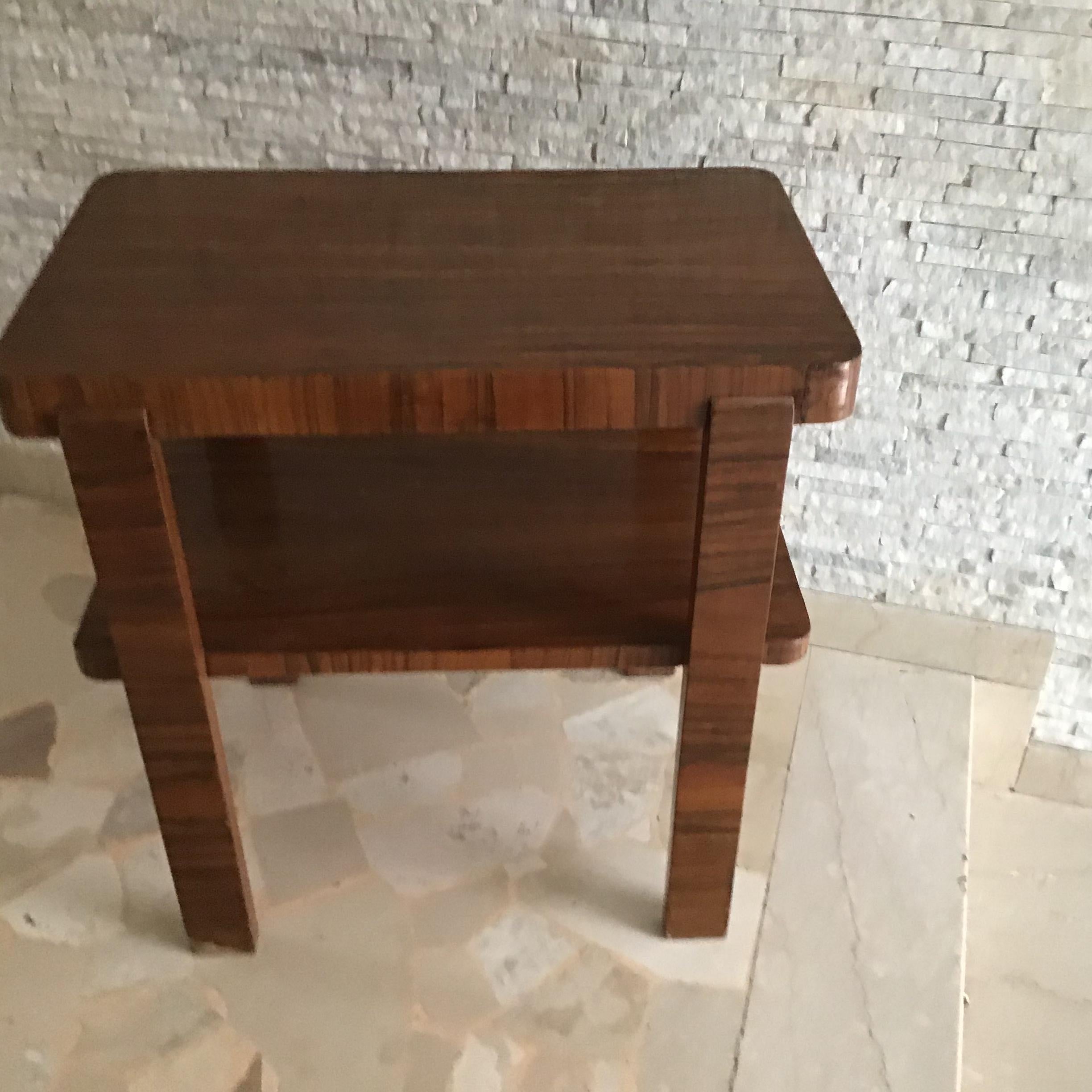 Osvaldo Borsani Coffee Table/Etagere Wood 1940 Italy For Sale 4