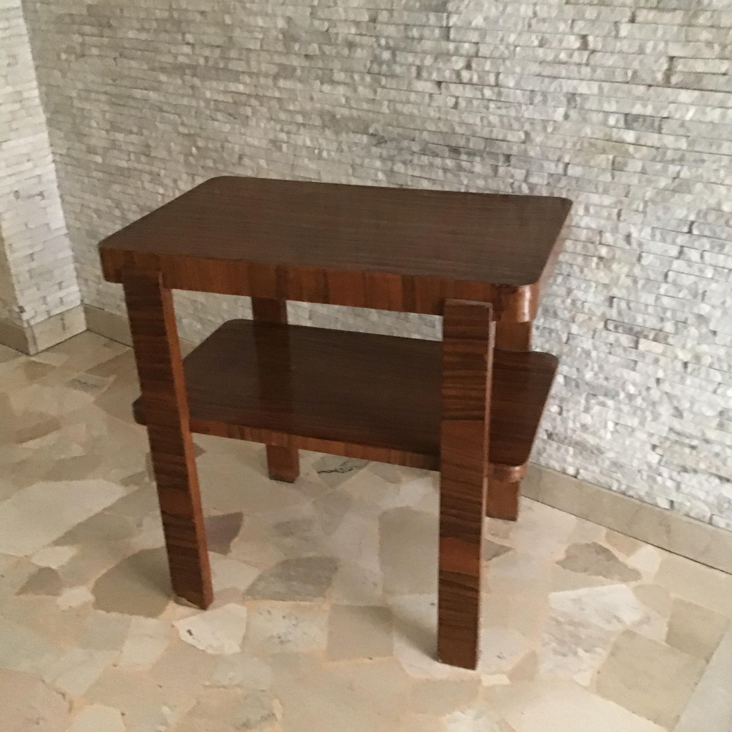 Osvaldo Borsani Coffee Table/Etagere Wood 1940 Italy For Sale 7