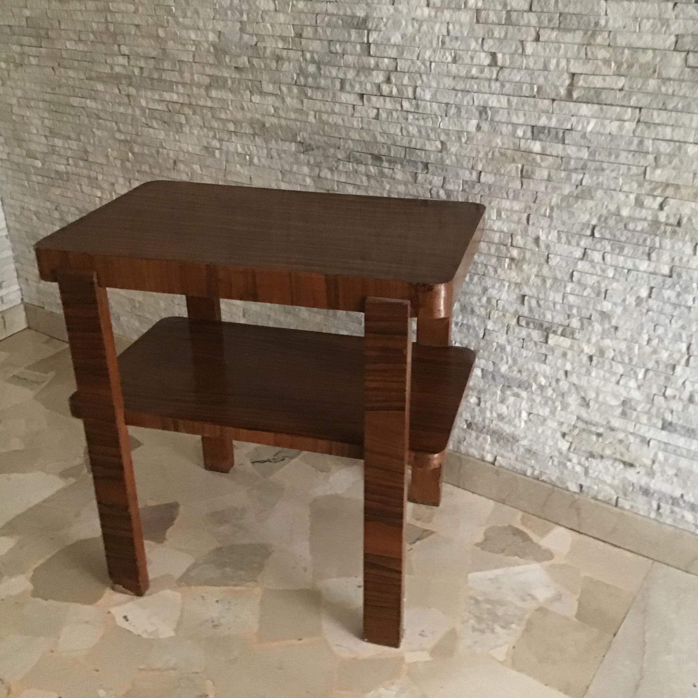 Osvaldo Borsani Coffee Table/Etagere Wood 1940 Italy For Sale 8